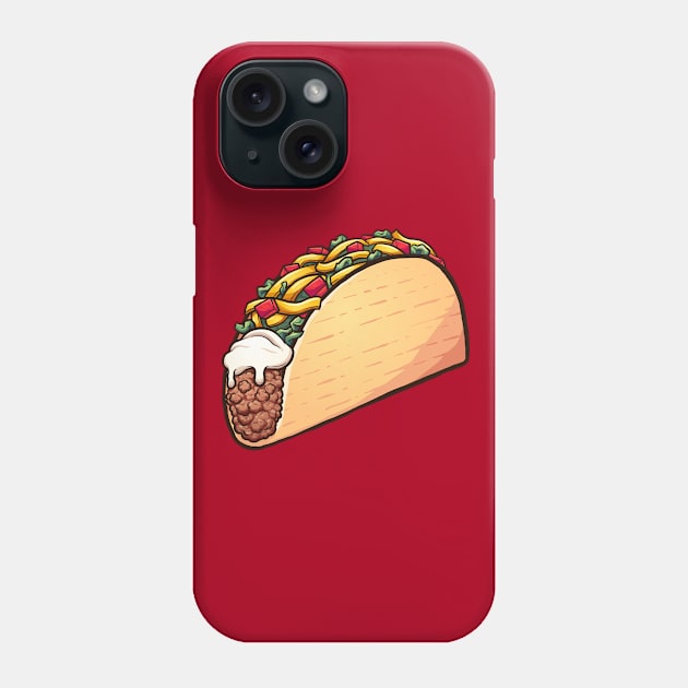 Cartoon taco Phone Case by memoangeles