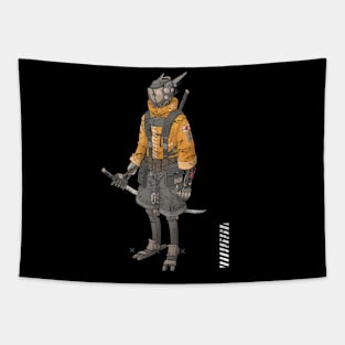 Robot Warrior Tapestry