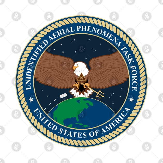 Unidentified Aerial Phenomena Task Force (UAPTF) Insignia by 33oz Creative