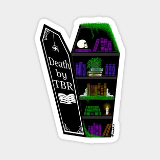 Tbr book shelf Magnet