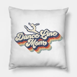 Retro Dance Mom Mother's Day Pillow
