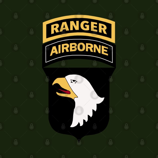 101st Airborne Division with Ranger Tab by Trent Tides