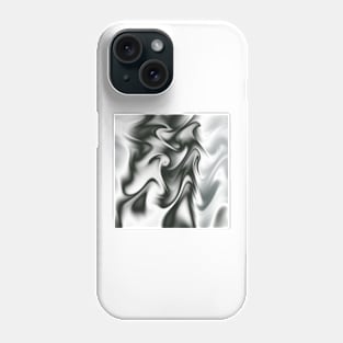 Grey silky waves Phone Case