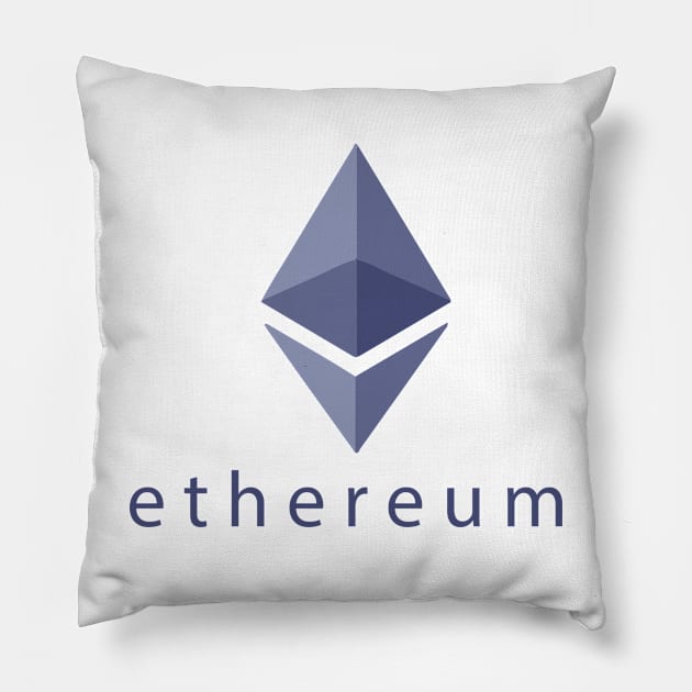 Ethereum Pillow by inkstyl