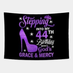 Stepping Into My 44th Birthday With God's Grace & Mercy Bday Tapestry