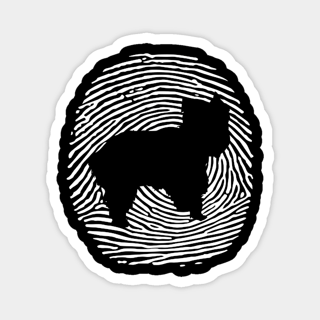 Yorkshire Terrier DNA Fingerprint Dog Yorkshire Terrier Magnet by Shirtjaeger