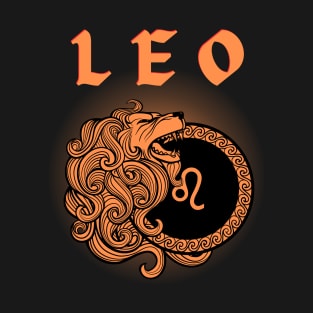 Leo Lion Gothic Style T-Shirt