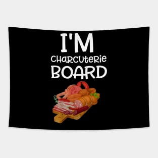 I'm charcuterie Board - Funny Deli Meat & Cheese Tapestry