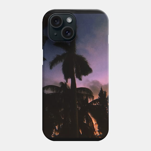 Pink Tropical Sunset Phone Case by SoCalDreamin