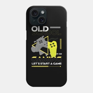 Old School Gaming - Let`s Start a Game Phone Case