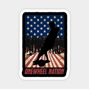 onewheel nation - onewheel electric skateboard Magnet