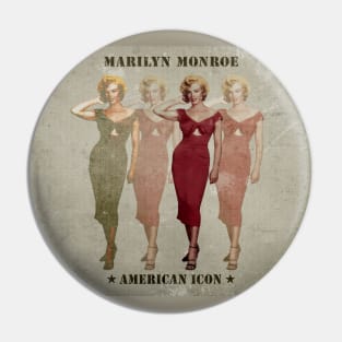 Marilyn Monroe - American Icon Pin