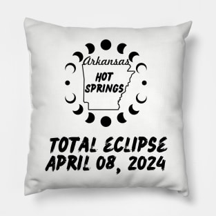 Arkansas Total Solar Eclipse 2024 Pillow