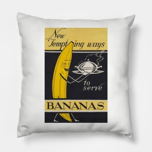 Vintage Ad -  Banana Pillow