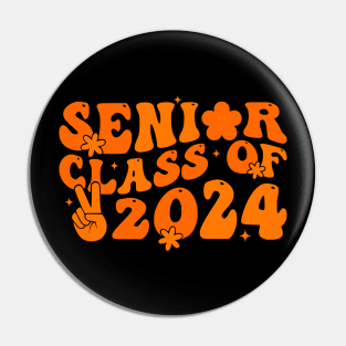 Retro Senior Class Of 2024 Pin