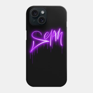 Selah - Purple Neon - Christian Tee Phone Case