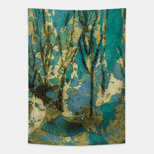 Gold abstract Tapestry