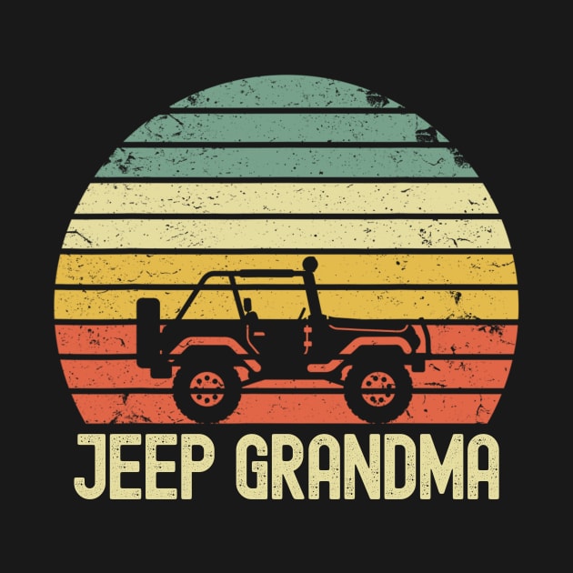 Jeep Grandma Vintage Jeep by Oska Like