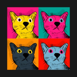 Pop Art Cat T-Shirt