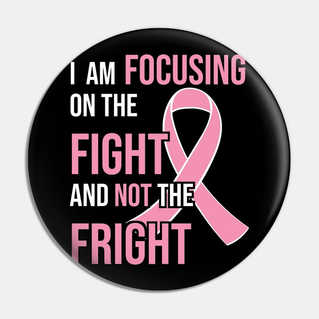 Breast Cancer Awareness Ribbon for a Cancer Survivor Pin by jkshirts