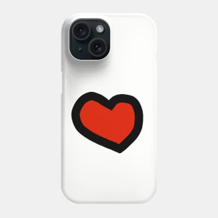 Chunky Red Heart for Valentines Day Phone Case