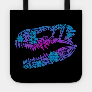 Dia De  Los Muertos Tyranosaurus Rex Tote