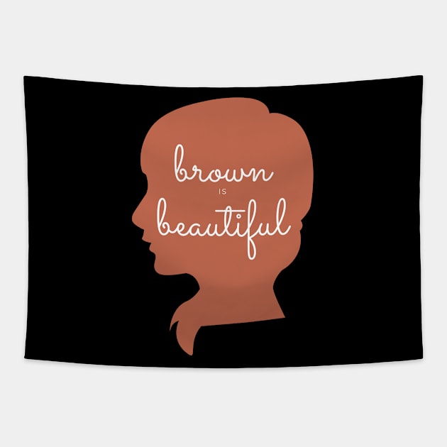 Brown Is Beautiful Tapestry by Sizzlinks