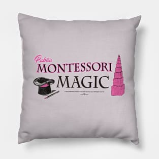 Public Montessori Magic • Pink Tower Material Pillow