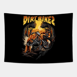 DIRT BIKES Tapestry