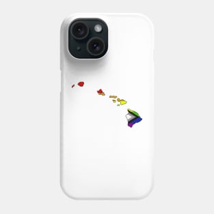 Progress pride flag - Hawaii Phone Case