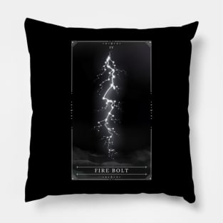 Fire Bolt Dnd Tarot Card Dungeons and Dragons 5e Pillow