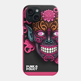 Bali mask calavera style Phone Case