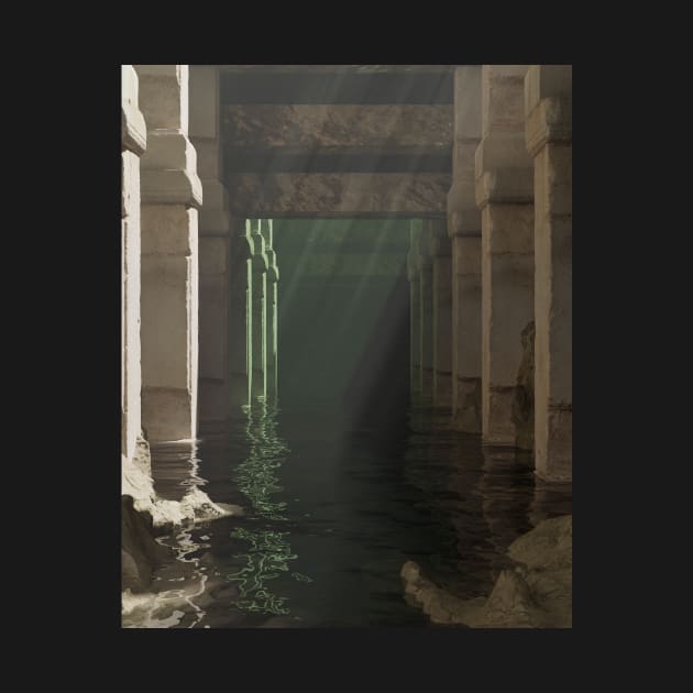 Ancient Water Pillars by Shaheen01