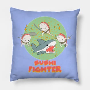 Sushi Fighter Pillow