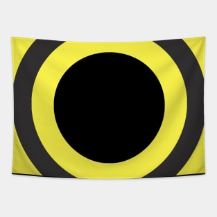 black and yellow Tapestry