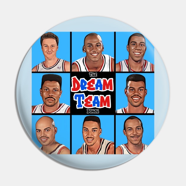 The Dream Team Bunch Pin by M.I.M.P.