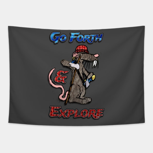 Go Forth & Explore Tapestry by ImpArtbyTorg