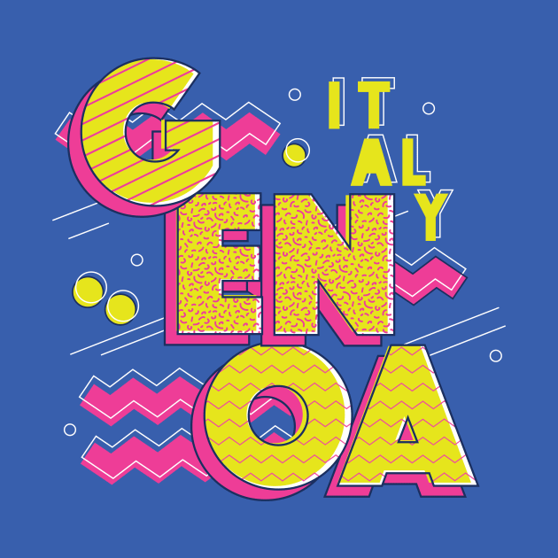 Retro 90s Genoa, Italy by SLAG_Creative