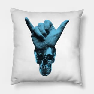 Lets Get It Skull - Skeleton Head Pillow