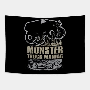 MONSTER TRUCK MANIAC RIDER Tapestry