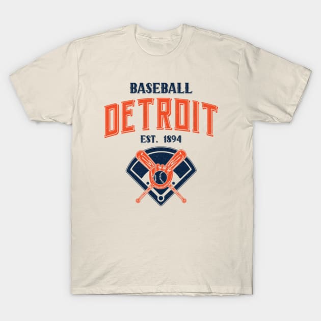 Detroit Tigers EST 1894 Vintage Baseball T Shirt - Bring Your