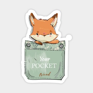 Pocket Fox Magnet