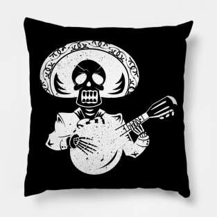 'Skull Playing Banjo' Awesome Music Gift Pillow