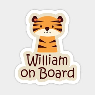 William on Board sticker Magnet