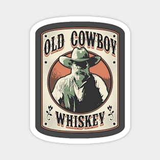 Old Cowboy Whiskey Magnet