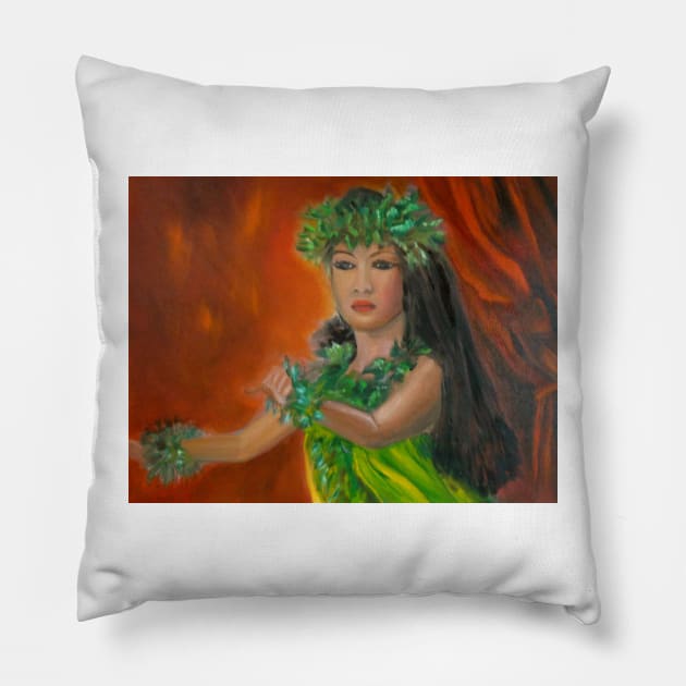 Hula 11 Pillow by jennyleeandjim