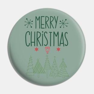 Christmas Forest Pin