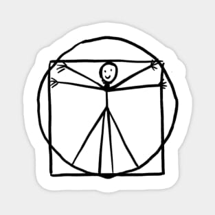 Vitruvian man Magnet