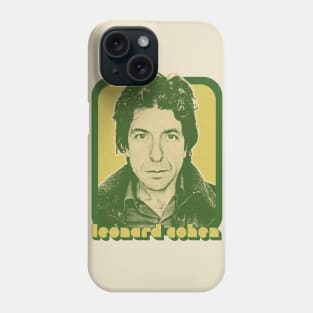 Leonard Cohen / Retro Style Fan Aesthetic Design Phone Case