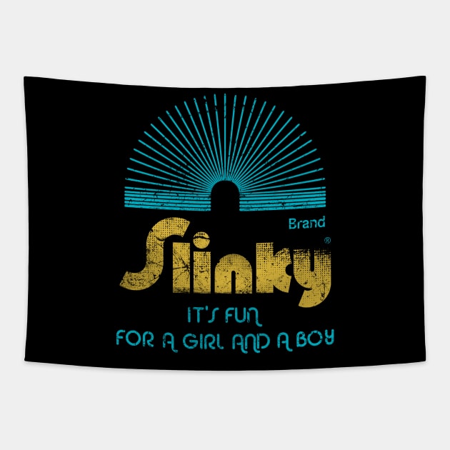 Slinky - Fun for a Girl and a Boy. Tapestry by trev4000